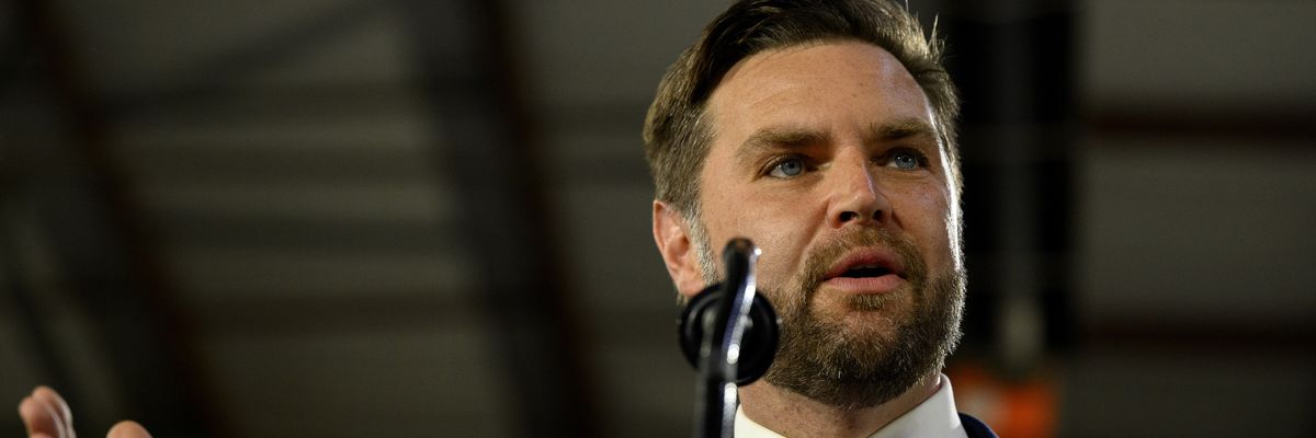 Republican vice presidential nominee U.S. Sen. J.D. Vance (R-Ohio)