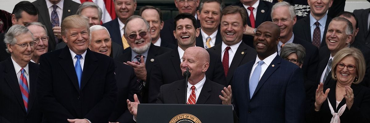 Republicans celebrate tax cuts