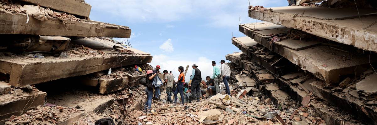 Rescue Efforts Continue In Venezuela After A Double Earthquake Struck The Country