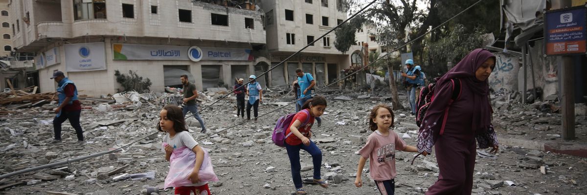 Residents move away for safer spots amid destroyed buildings