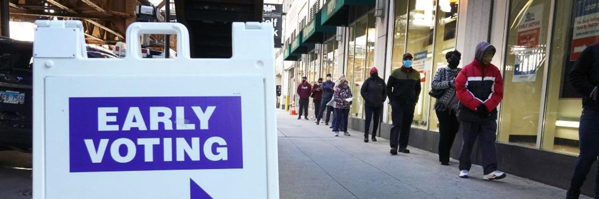 'Never Seen This Many People Voting So Far Ahead': Despite GOP Suppression Ploys, Early Voting Setting Records