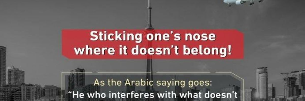 Did Saudis Just Threaten Canada With 9/11-Style Attack for Crime of Criticizing Their Atrocious Human Rights Record?