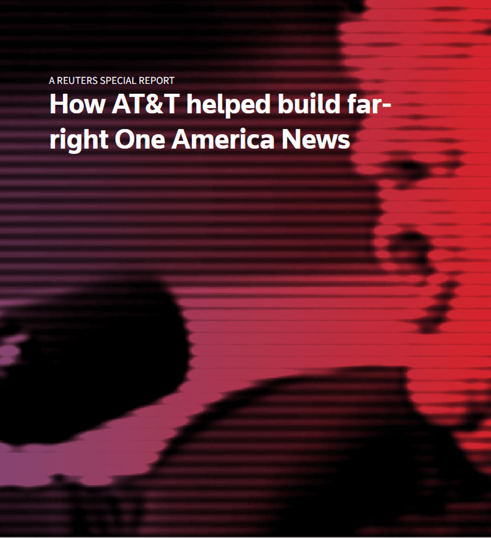 Reuters: How AT&T helped build far-right One America News