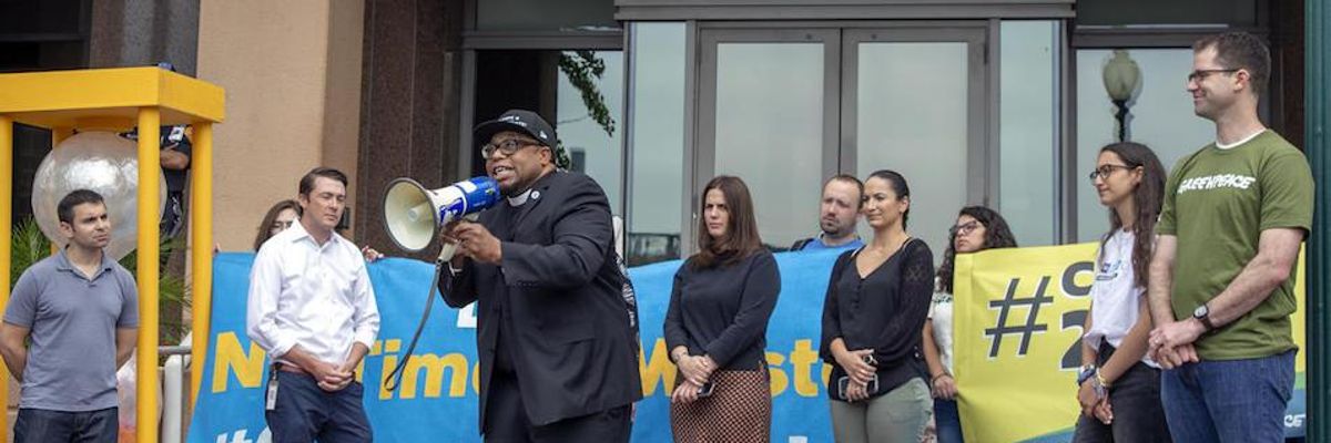 'We Don't Have Time for This': Activists at Party Headquarters Demand DNC Hold Climate Debate