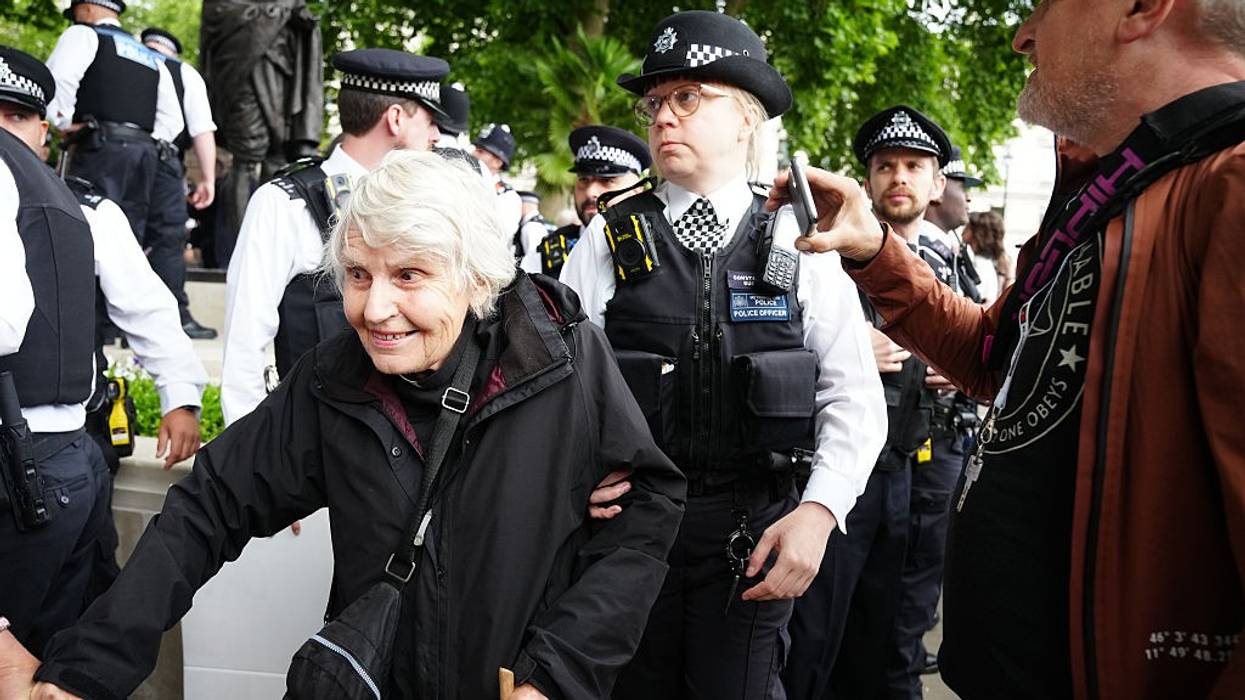 Rev. Sue Parfitt is arrested by UK police