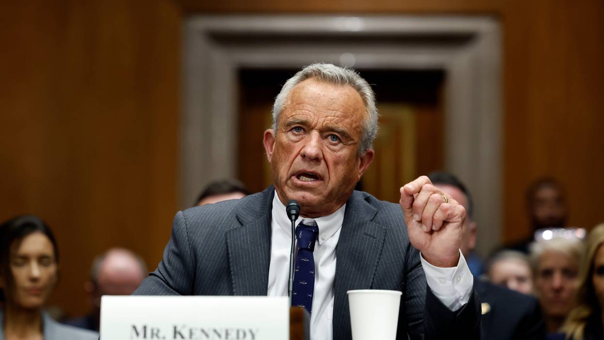RFK Jr is seen during his confirmation hearing