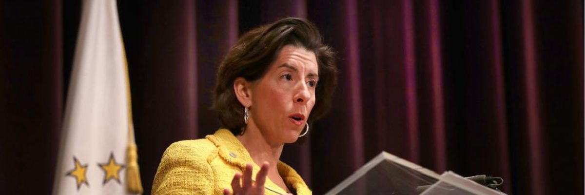 Facing Opposition From Progressives, Gina Raimondo Withdraws From Consideration as Biden's HHS Chief