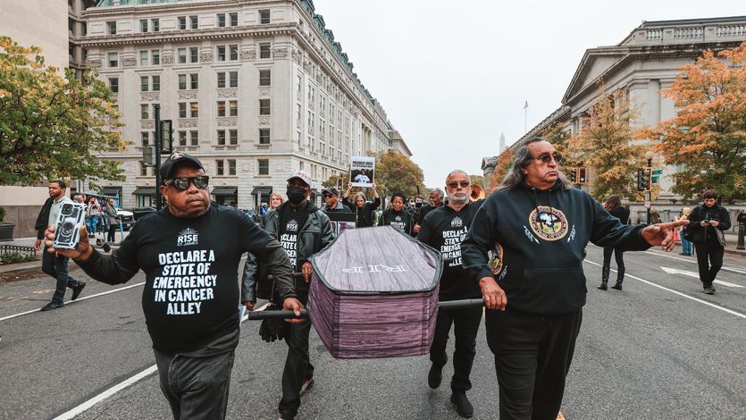 Rise St. James Cancer Alley DC Funeral March 