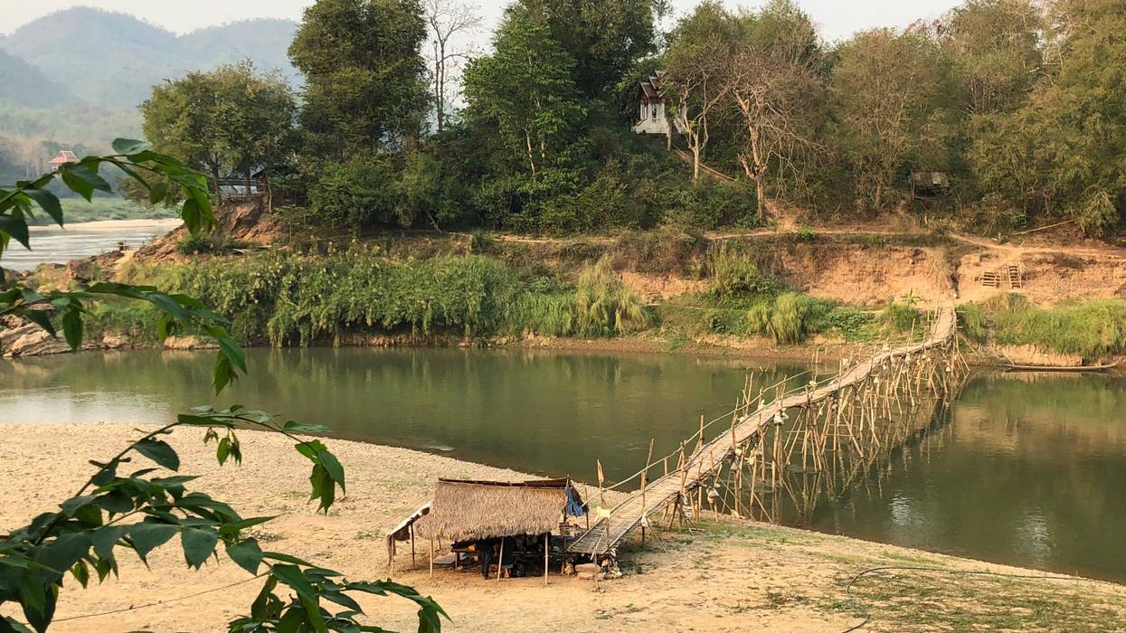 river in laos