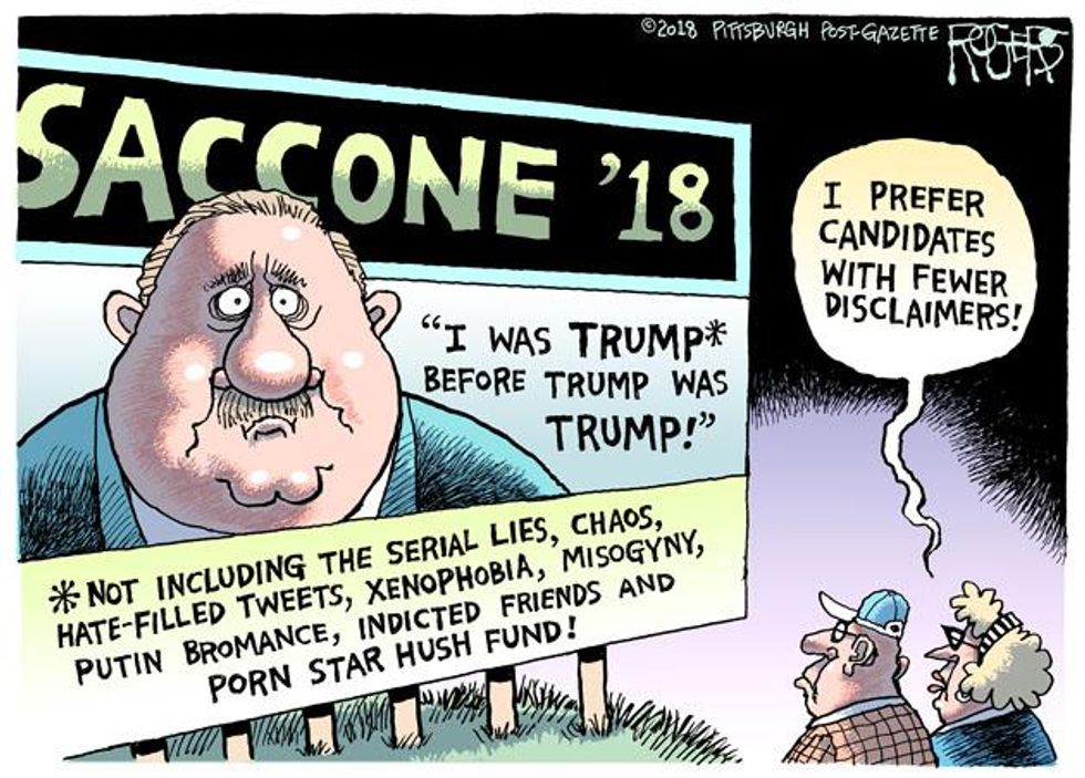 Rob Rogers: I prefer candidates with fewer disclaimers!