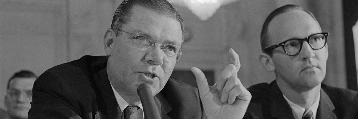 Robert McNamara Testifying in DC