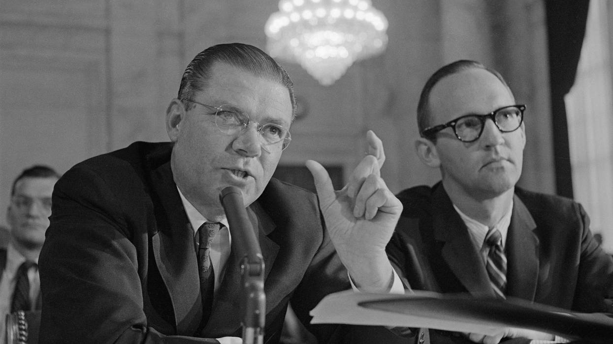 Robert McNamara Testifying in DC