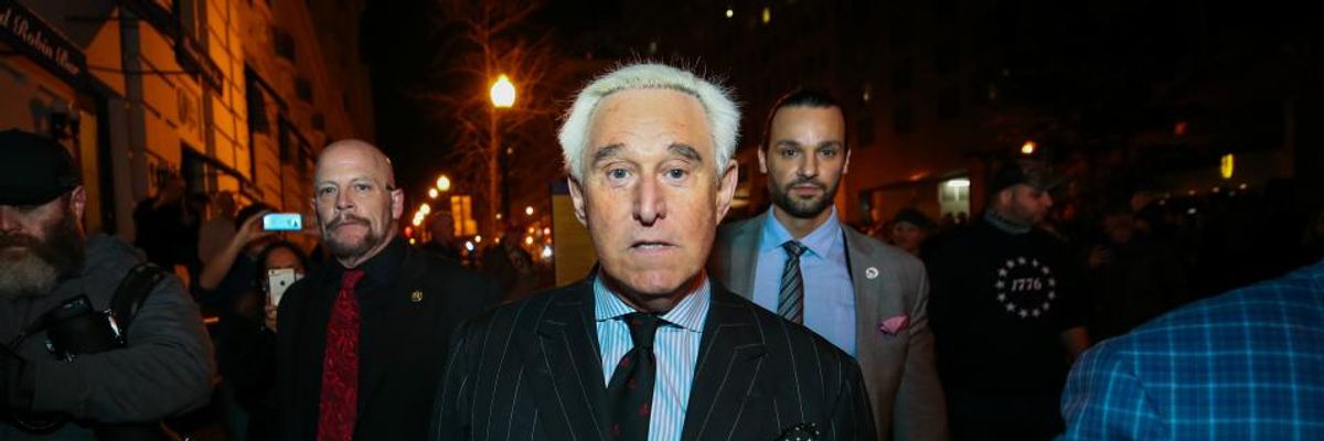 'Our Carceral System Laid Bare': Trump Pardons Cronies Stone and Manafort as DOJ Proceeds With Lame-Duck Execution Spree