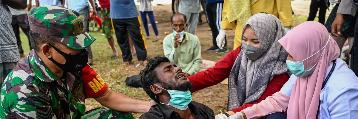 Rohingya refugees in Aceh, Indonesia