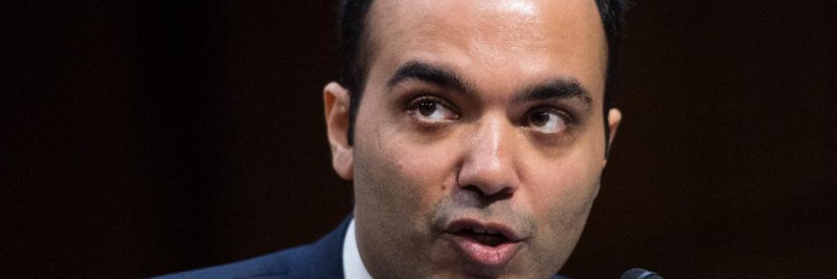 'A Fearless Champion for Consumers': Warren Applauds Biden Pick of Rohit Chopra to Head CFPB