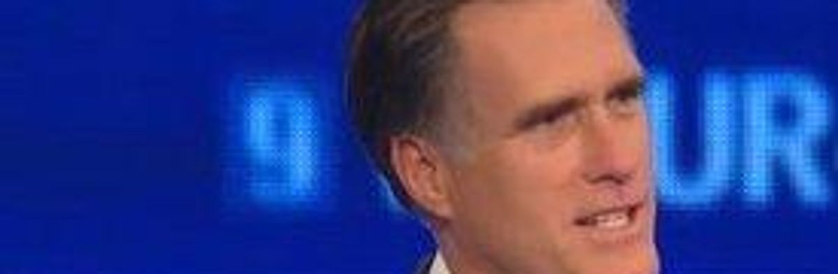 Romney Repeatedly Ignores Questions About His Plans for FEMA