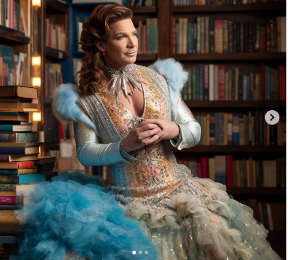 Ron DeSantis in drag