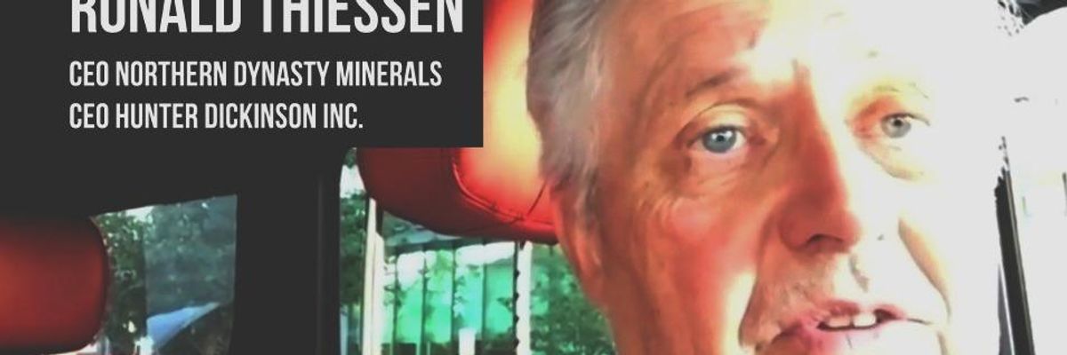 In Secretly-Recorded 'Pebble Tapes,' Mining Execs Reveal True Scope of 200-Year Project Planned for One of Earth's 'Most Pristine Ecosystems'