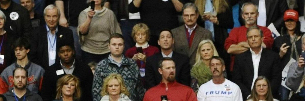 Muslim Woman Ejected from Trump Rally as Crowd Hurls Epithets