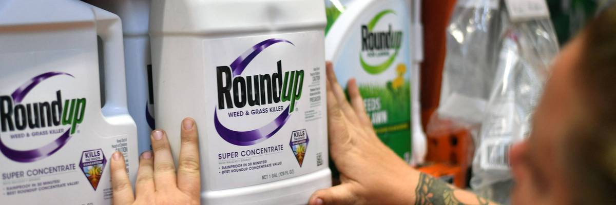 Roundup on a shelf.