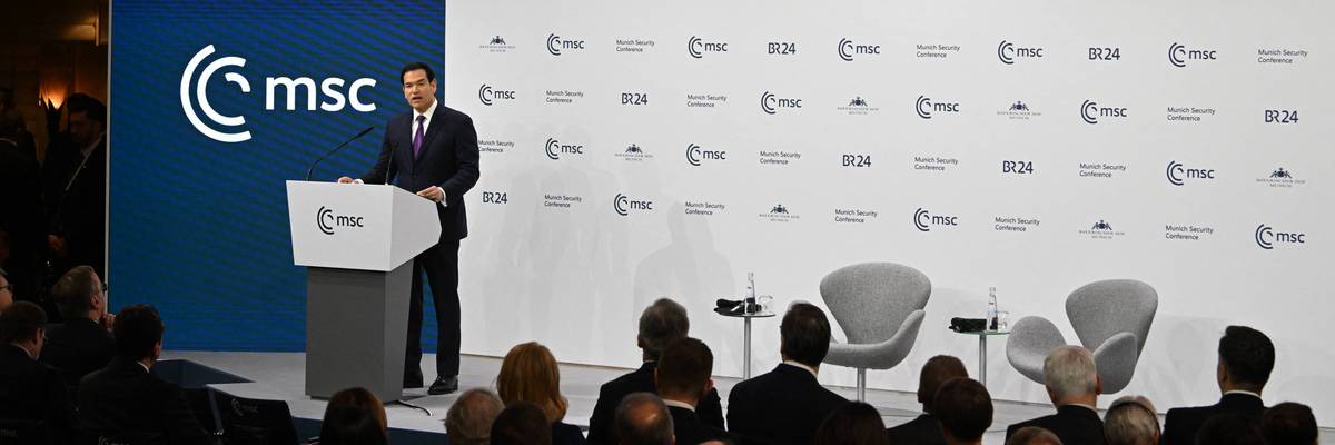 Rubio speaks at Munich Security Conference.
