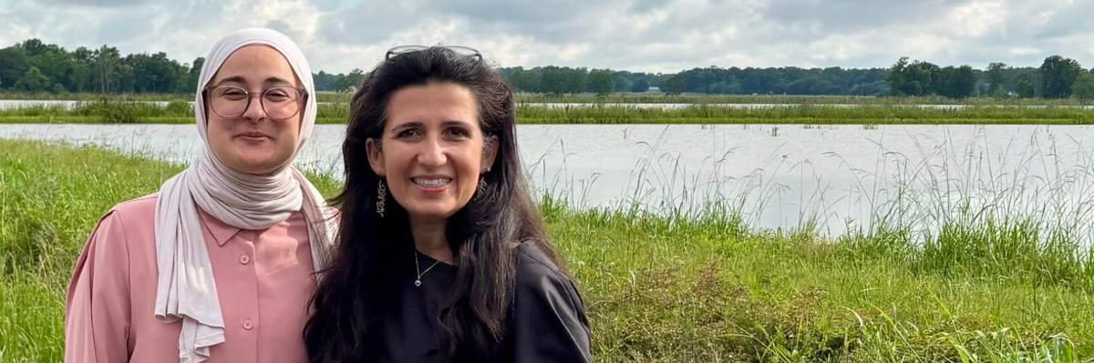 Rümeysa Öztürk with her lawyer after release