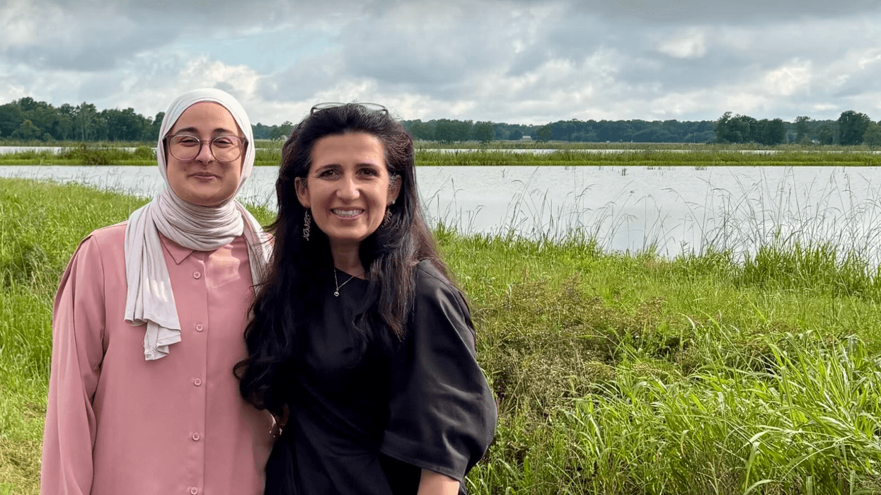 Rümeysa Öztürk with her lawyer after release