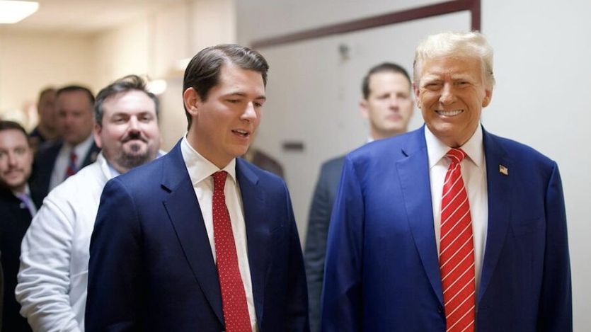 Run GenZ President Joe Mitchell with former President Donald Trump