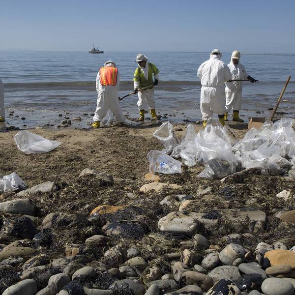 Ruptured Pipeline Spills Oil Along Santa Barbara Coast