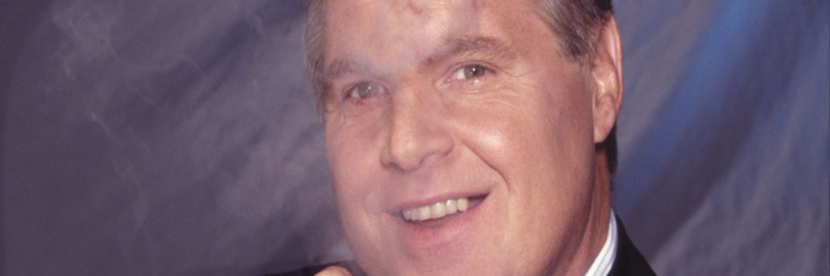Rush Limbaugh--Prized Propagandist of America's Reactionary Right-Wing--Dead at 70