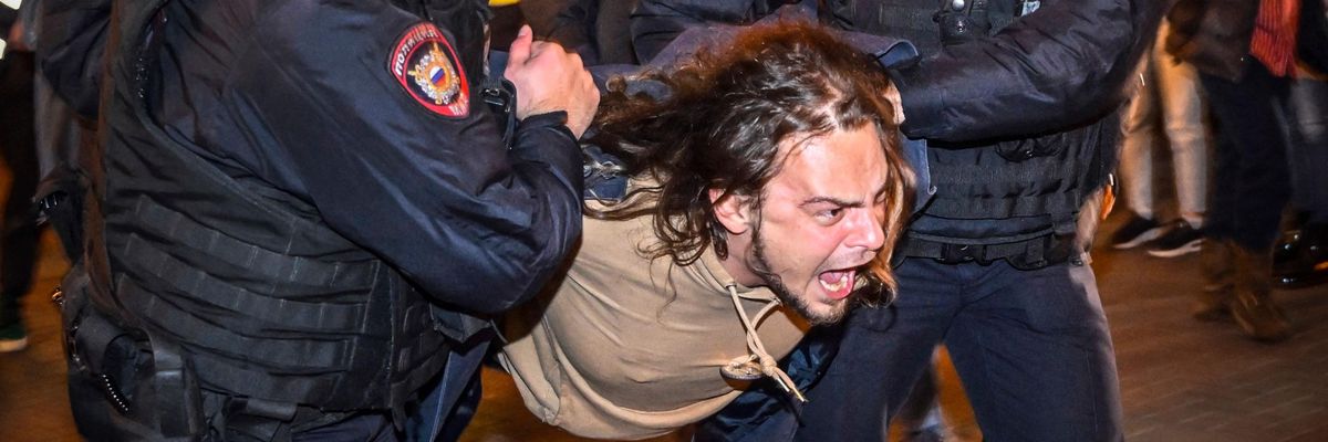 Russian man arrested in Moscow