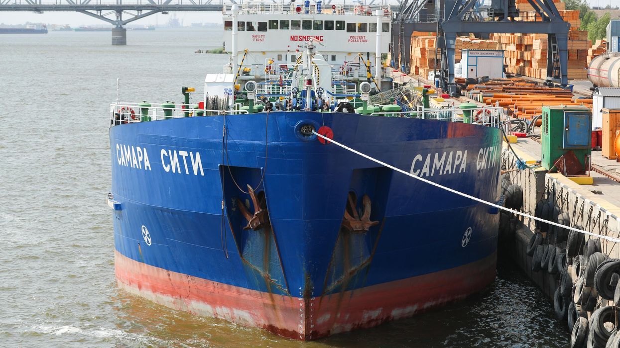 Russian oil tanker