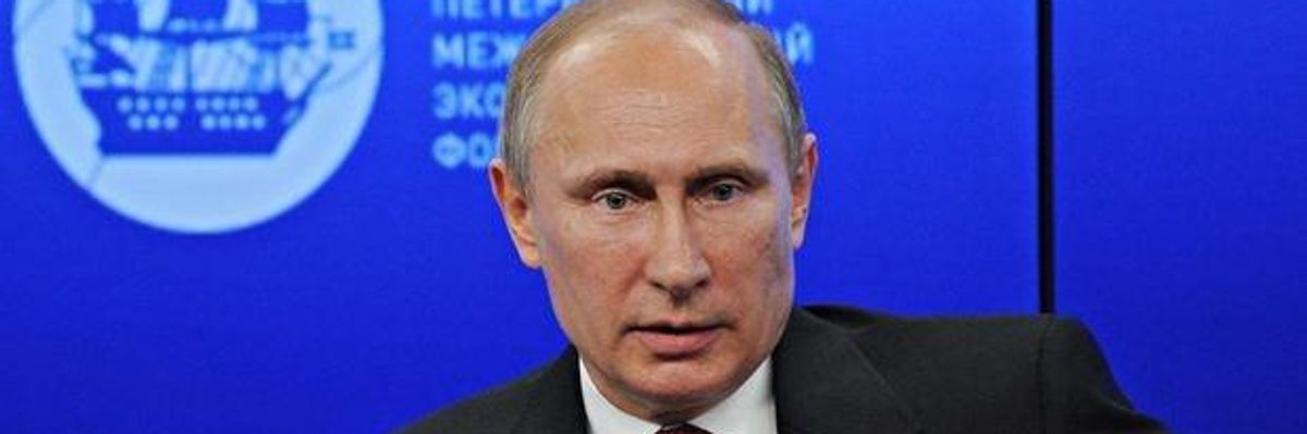 Putin: US Backed the 'Coup' That Now Threatens Civil War in Ukraine