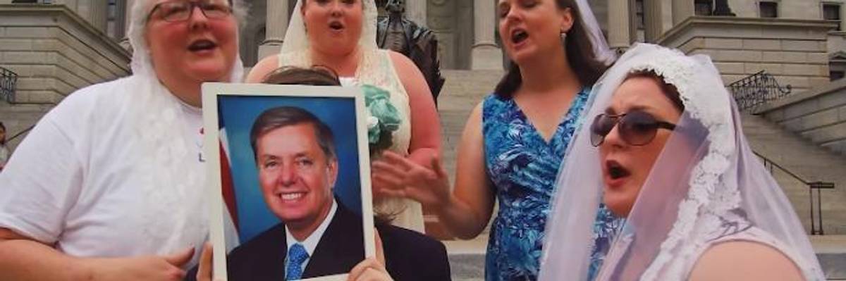 Marry Me, Senator! 'We Aren't In Love, I Just Want Your Healthcare'