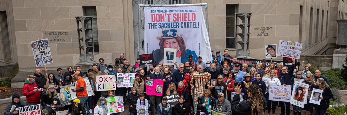 Sackler Cartel Protest