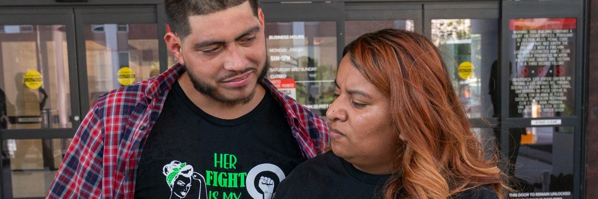 Samantha Casiano and Luis Villasana