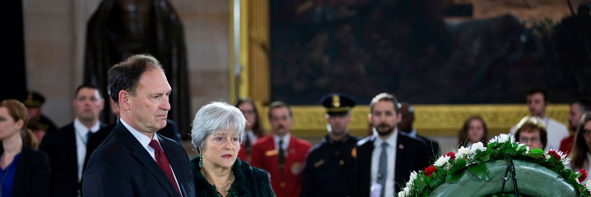 Samuel Alito and Martha Bomgardner
