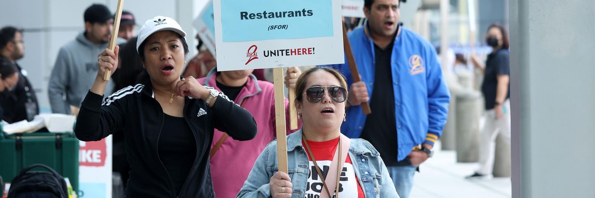 San Francisco fast food workers strike