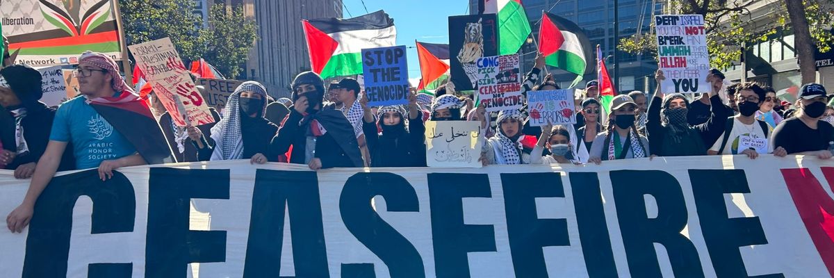 San Francisco Gaza protest 