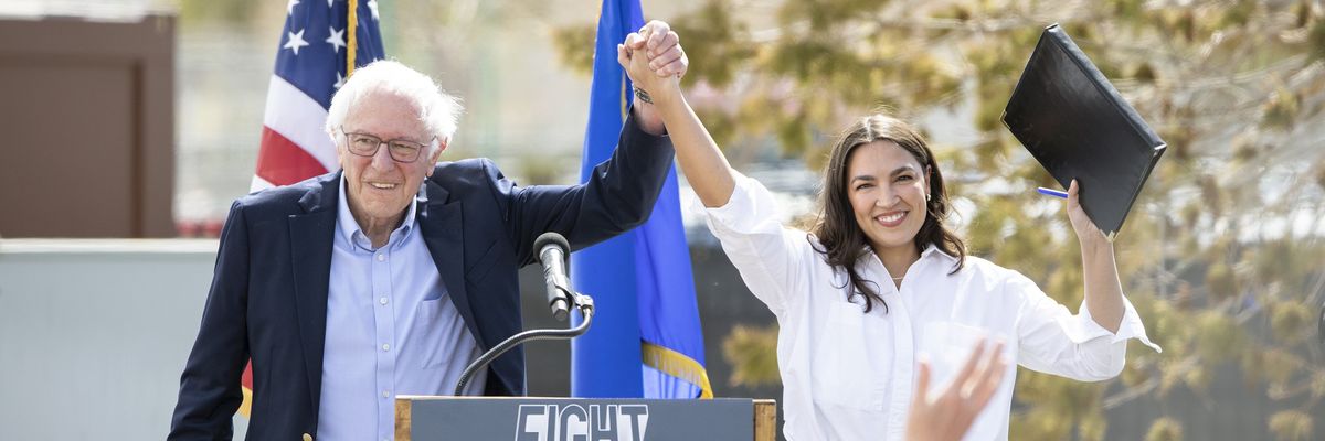 Sanders and AOC on Oligarchy tour.