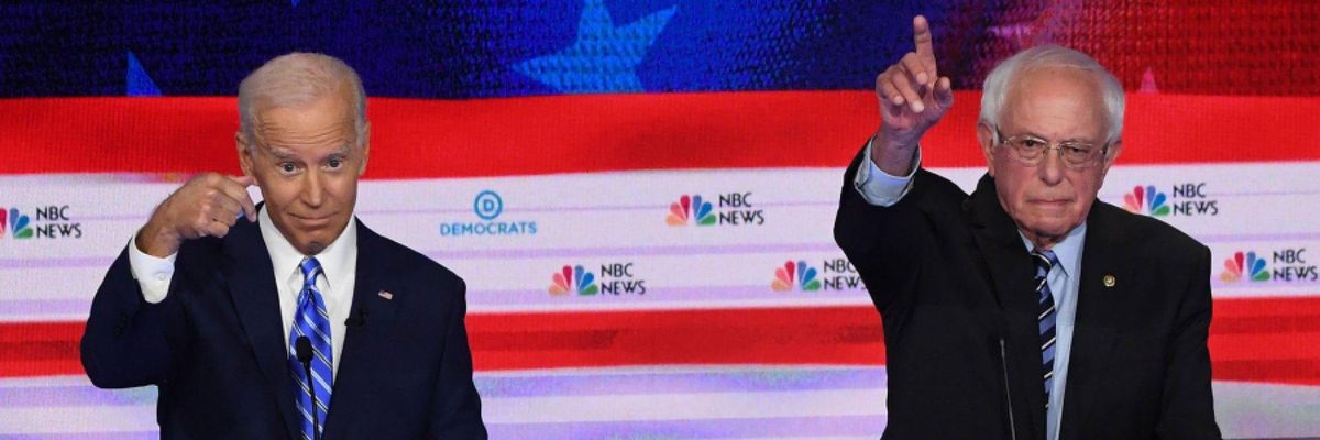 Bernie Sanders' Chances Depend on Taking Support from Biden, and Soon