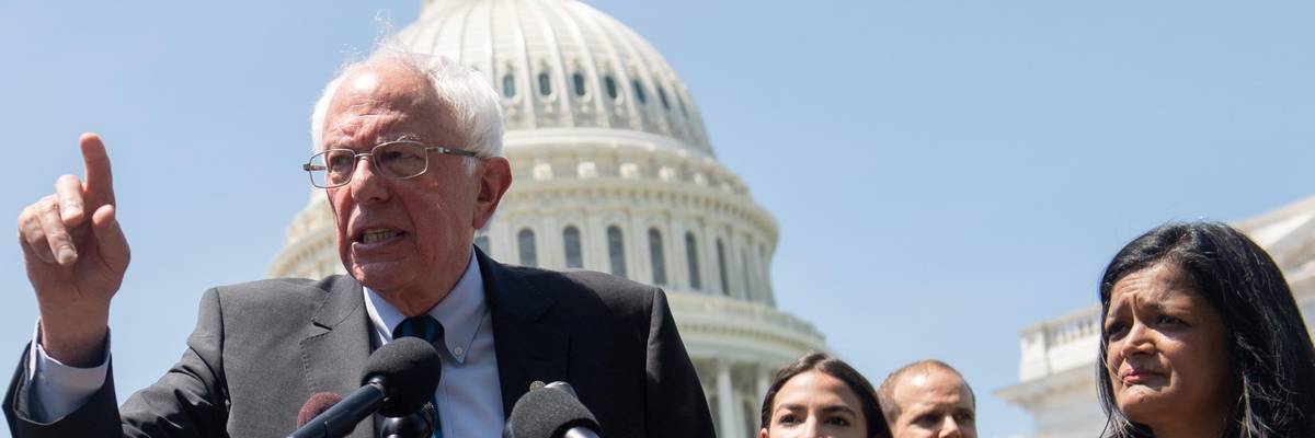 Sanders, Ocasio-Cortez, Jayapal