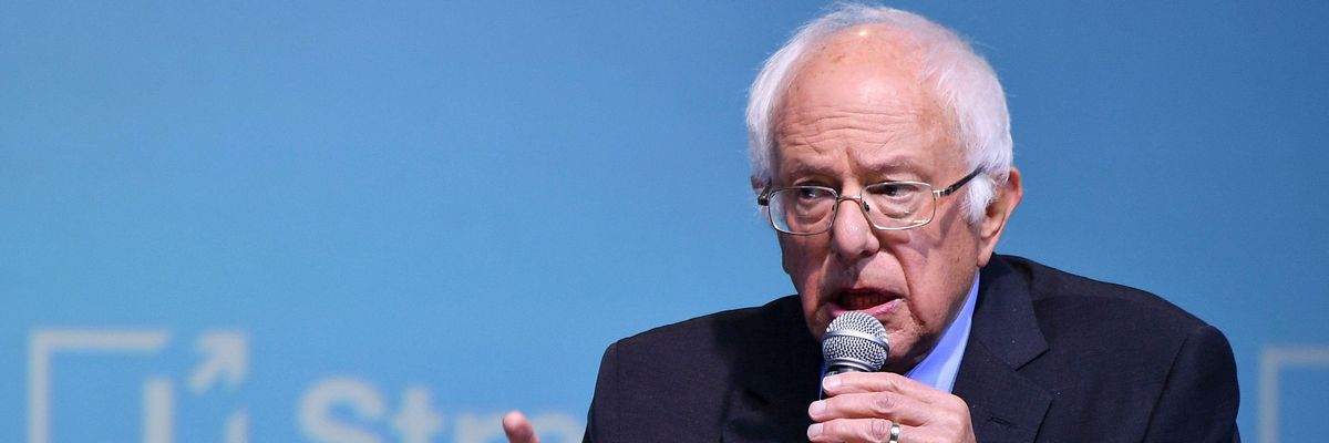 Bernie Sanders Says Give Aid to Gaza and That Calling Out Netanyahu's Racist Government Isn't Anti-Semitism