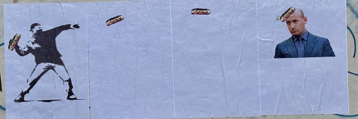 Sandwich guy targets most vilely deserving target ever