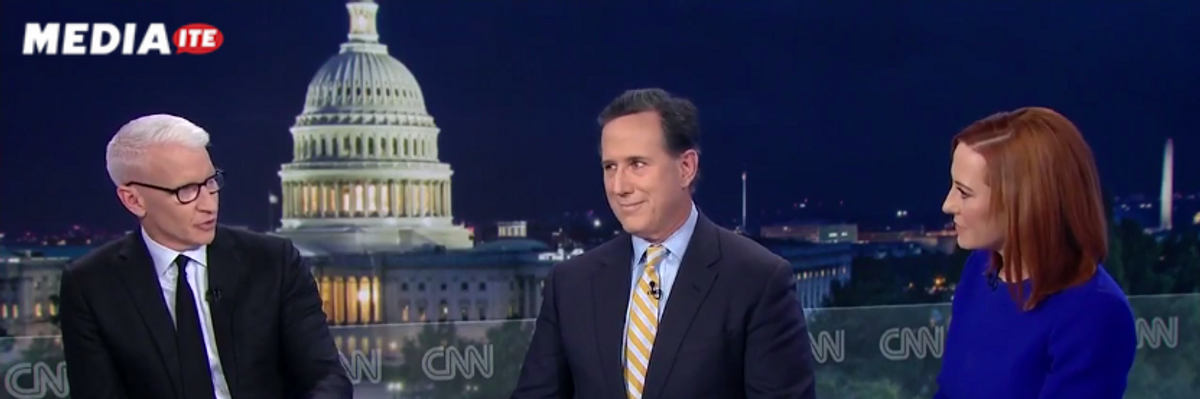CNN's Anderson Cooper Cancels Segment With Climate Report Author to Give Rick Santorum More Air Time