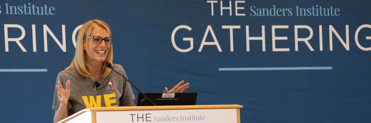 Sara Nelson, president of the Association of Flight Attendants-CWA