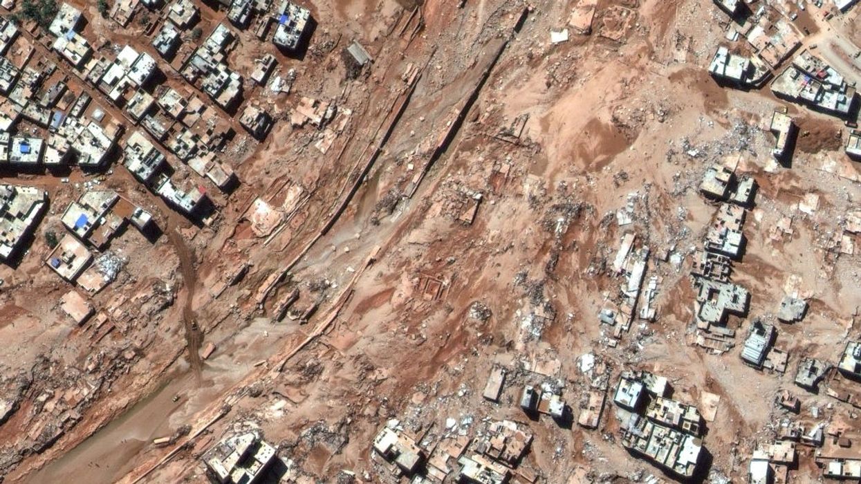 Satellite imagery of Derna disaster in Libya