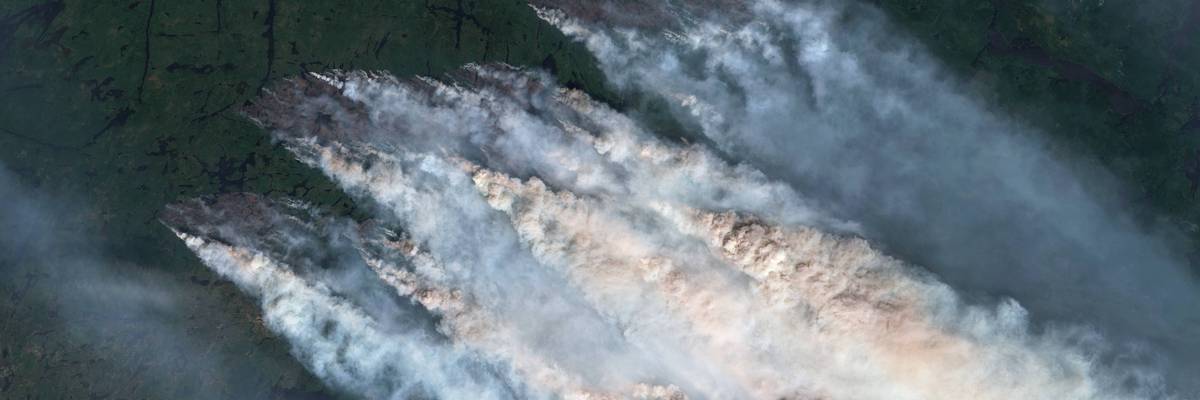 Satellite Imagery Of Northwestern Ontario’s Wildfires