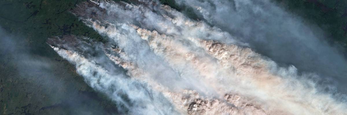 Satellite Imagery Of Northwestern Ontario’s Wildfires