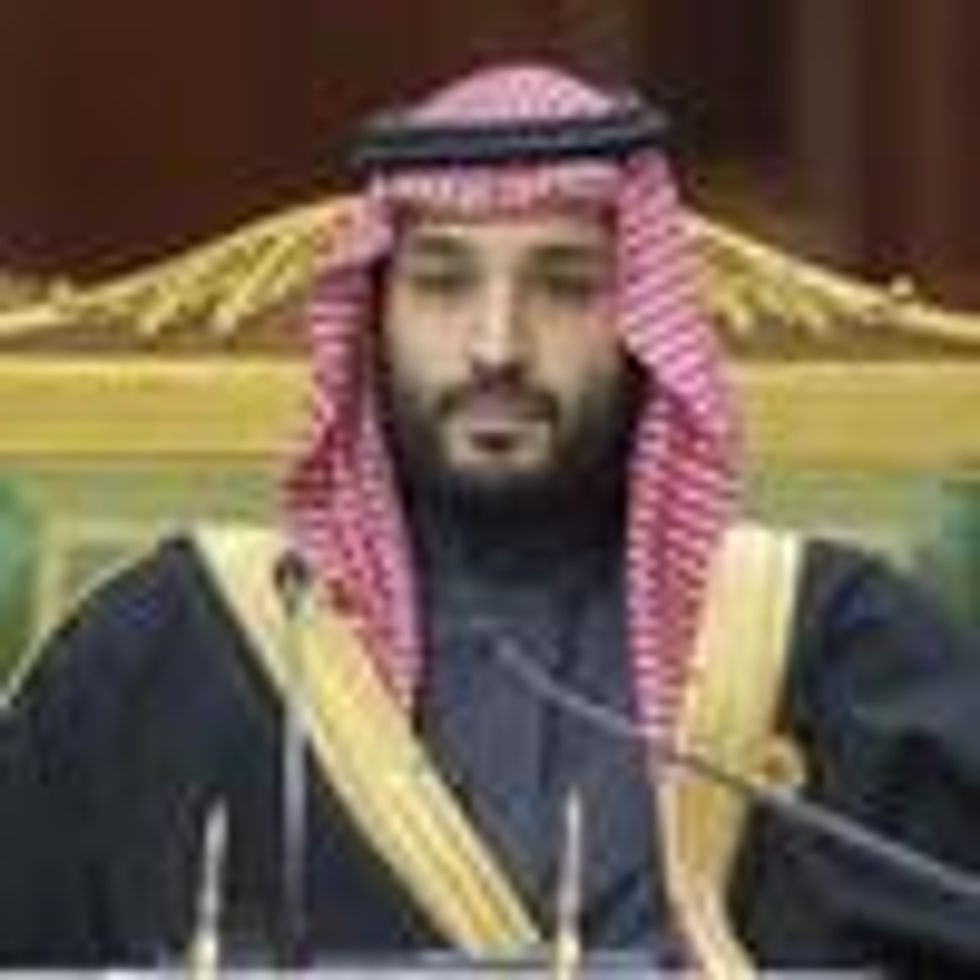 Saudi Crown Prince Mohammed bin Salman attends an event